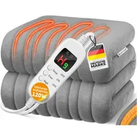 Kesser Heizdecke mit Abschaltautomatik 180 x 130 cm Hellgrau
