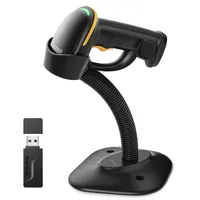 Inateck 2D Barcode Scanner mit Intelligentem Ständer, Kabellos QR