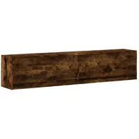 VidaXL TV-Wandschrank mit LED Räuchereiche 180x31x38 cm