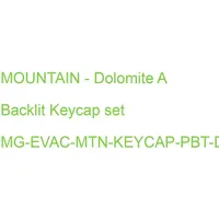 Mountain - Dolomite A Backlit Keycap set