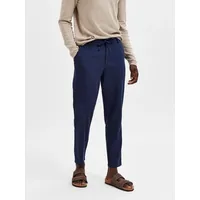 Selected 172 Brody Slim Tapered Fit Chinohose - Dark