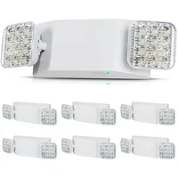 Vevor 6er-Pack kommerzielle Notbeleuchtung, 3 W, weiße LED-Notausgangsbeleuchtung mit