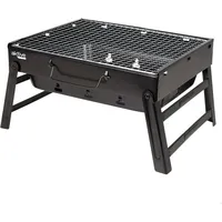 Aktive Grill Tragbarer Aktive rechteckig Schwarz Stahl 40 x