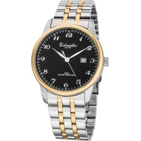 EICHMÜLLER Herrenuhr RE1072 Edelstahl bicolor-schwarz Metallband 42 mm