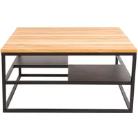 SAM Outillage Couchtisch Beistelltisch massiv + geölt Wildeiche 80
