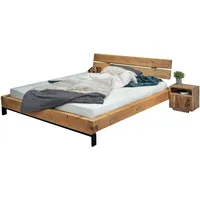 SAM Outillage Balkenbett Massivholzbett 180 x 200 cm Fichte