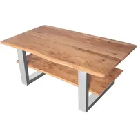 Möbelliebling Couchtisch Baumkante 115 x 65 cm Akazie massiv