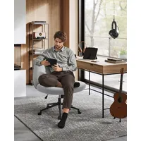 Songmics home Bürostuhl, Schreibtischstuhl, Drehstuhl, breite Sitzfläche zum Sitzen