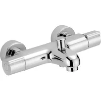 Evenes Aufputz-Wannenthermostat Evelia, Ausladung 146 mm, chrom - 93