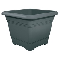 Geli Pflanzkübel NORA Anthrazit 48 cm quadratisch - Grau