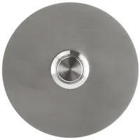 Mocavi RING 120 Design-Klingel Edelstahl V2A rund, Klingeltaster silber