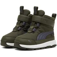 Puma Evolve Puretex AC+Inf Sneaker, Dark Olive-Galactic Gray White,