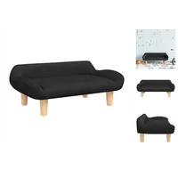 VidaXL Kindersofa Schwarz 70x40x24 cm Stoff
