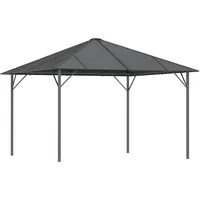 VidaXL Pavillon mit Dach 3x3 m Anthrazit