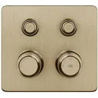 GESSI Hi-FI Fertigmontageset Thermostat mit Tasten-Bedienung - Gessi