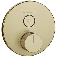 GESSI HiFi Thermostat, 1-Weg, - messing gebürstet