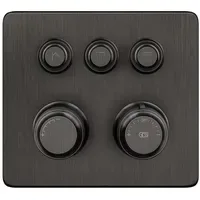 GESSI Thermostat 65234707 schwarz gebürstet