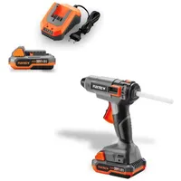 FUXTEC Heißklebepistole FX-E1GG20 SET - mit 1x Akku und