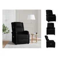 VidaXL Massagesessel Schwarz Kunstleder