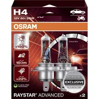 Osram Scheinwerferlampe H4 Raystar Advanced 2.0 2 Stück