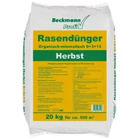 BECKMANN profi Rasendünger Herbst 6+3+13 20 kg Herbstrasendünger