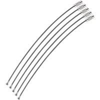 WEBBOMB webbomb® Schlüsselring Drahtseil Ø 45mm, mit Schraubverschluss, Edelstahl