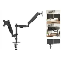 VidaXL Doppel-Monitorarm für Max 27 Zoll Gasfeder 20 kg