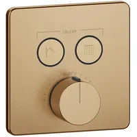 GESSI HiFi Thermostat 2-Wege, - warm bronze gebürstet