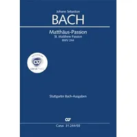 Carus-Verlag Matthäus-Passion (Klavierauszug deutsch):