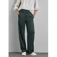 STREET ONE Damen A378076 Hose Casual Fit, Hunter Green,