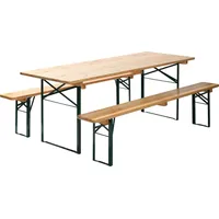 Essentials Gastro Feros Faltbare Bierganitur mit Tische", 80 cm