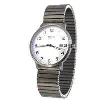 Boccia Titanium Boccia 3660-01 Herrenuhr Titanium Zugbanduhr 39mm 5ATM