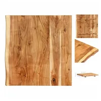 VidaXL Badezimmer-Waschtischplatte Massivholz Akazie 58x52x3,8 cm