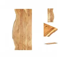 VidaXL Badezimmer-Waschtischplatte Massivholz Akazie 140x52x2,5 cm