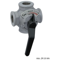 RESIDEO Vierwege-Muffenmischer ZR GG 20, grau, PN 6 dn