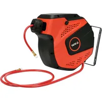 Yato Druckluftschlauch, automatische Schlauchtrommel 6,5mm 14m lang Innendurchmesser abriebfest