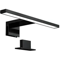 B.K.Licht LED Spiegelleuchte, schwarz, 1xLED-Platine/5W