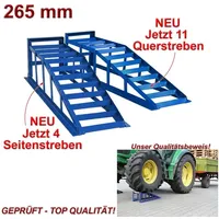 Helo Auffahrrampe Rampe PKW 2 x blau bis 265er