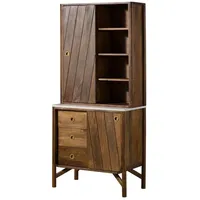 Massivmoebel24 / Buffet Mango 80x45x180 braun geölt / echter