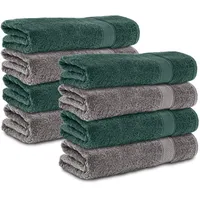Komfortec Handtuchset 8-tlg. grau