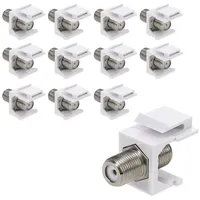 Kwmobile 12x Keystone Modul F-Buchse - 12 STK. F-Stecker