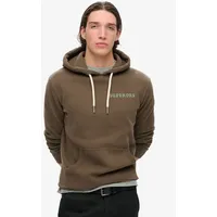 Superdry Tattoo Graphic Kapuzenpullover Dark Khaki XL