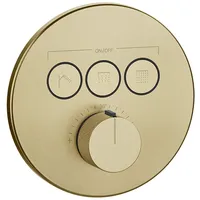 GESSI HiFi Thermostat 3-Wege, - messing gebürstet