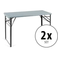Stagecaptain BBT-119 GY Hirschgarten Bierzelttisch 119 cm Grau 2x