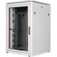 Roline 19-Zoll Netzwerkschrank Pro 22 HE 800x800 BxT Glastür