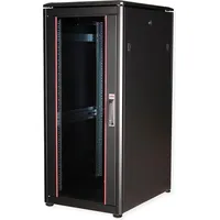 Roline 19-Zoll Netzwerkschrank Pro 26 HE, 600x800 BxT Glastür