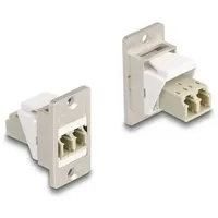 DeLock Panel Mount Keystone Modul LWL LC Duplex Buchse