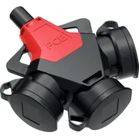 PCE 3-Wegekupplung Taurus2 Gummi mit Deckelband IP54
