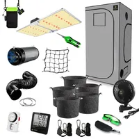 Canna4home GrowBox Komplettset 100 x 100 x 200cm grau