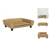 VidaXL Kindersofa Braun 70x45x26 cm Samt